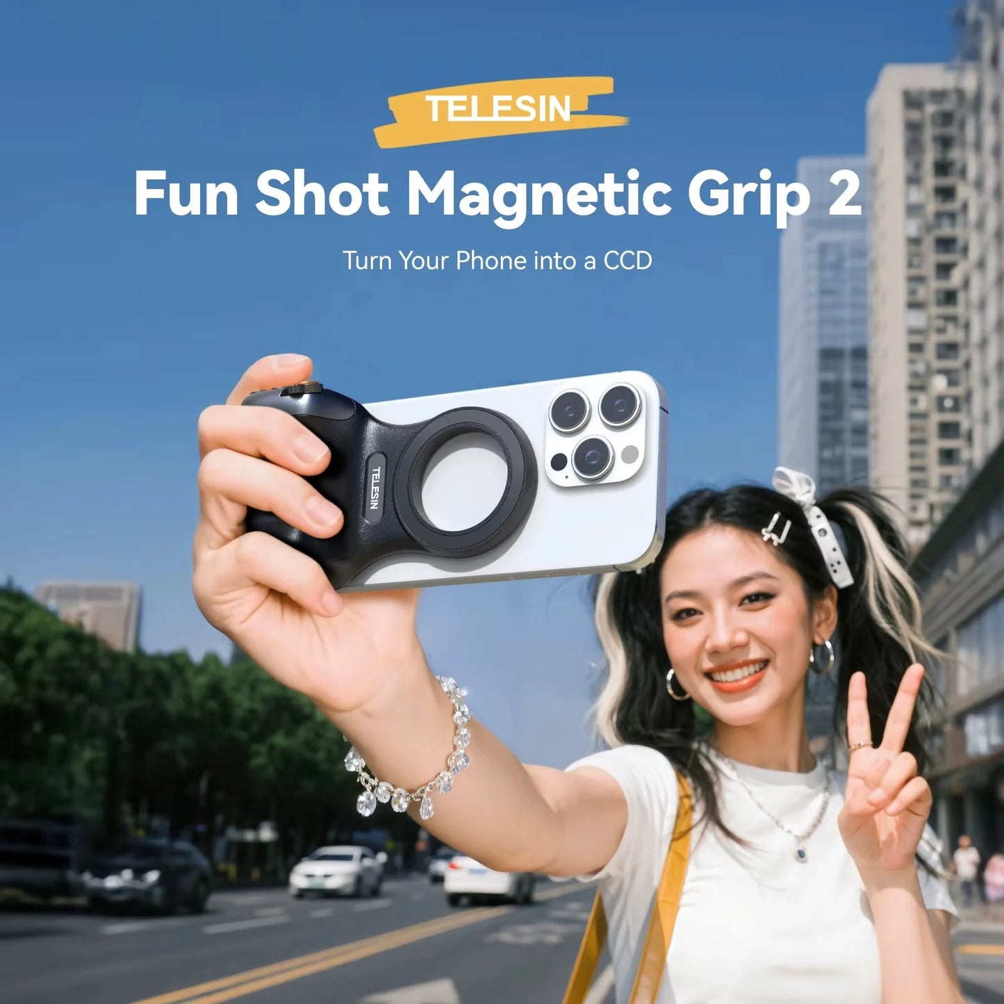 Telesin - Mobile Phone Camera Grip